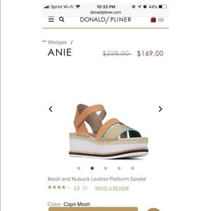 Donald Pliner - Leather Platform Sandals